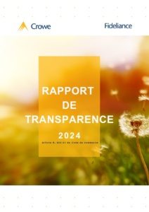Rapport de transparence 2024