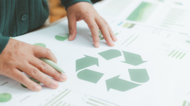 Travail autour de l’économie circulaire et de la gestion des déchets en entreprise lors de la Journée de l’Impact 2026.