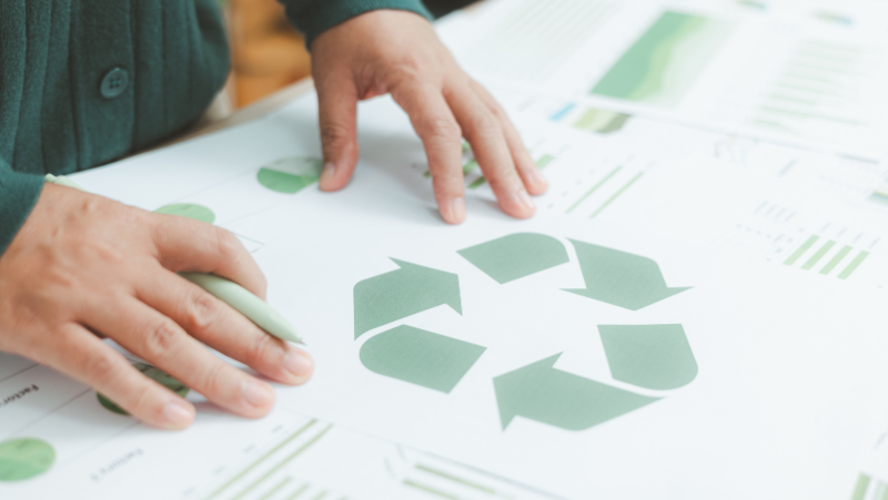 Travail autour de l’économie circulaire et de la gestion des déchets en entreprise lors de la Journée de l’Impact 2026.